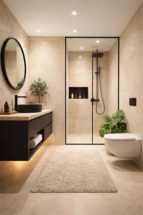 Nowoczesne wnętrze z mikrocementem